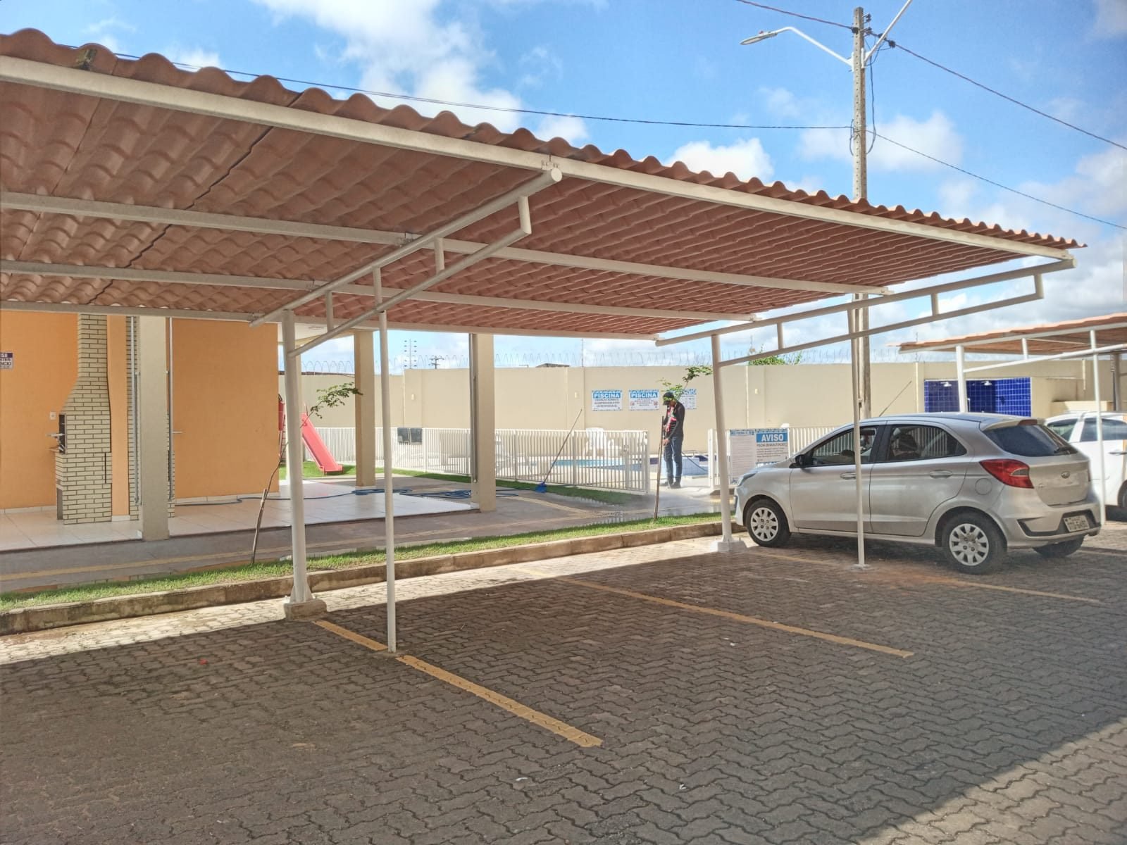 Cobertura para estacionamento